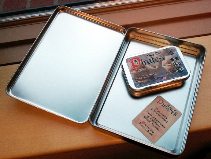 Mint Tin Pirates Pizza Party