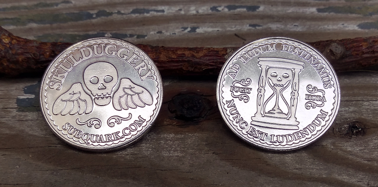 Mint Tin Mini Skulduggery coin