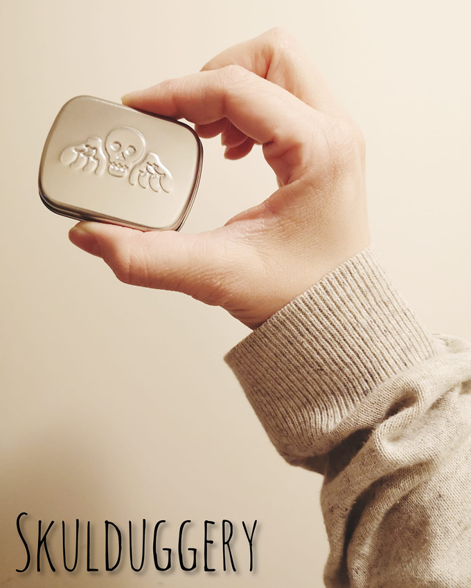 Mint Tin Mini Skulduggery Postcard Poster
